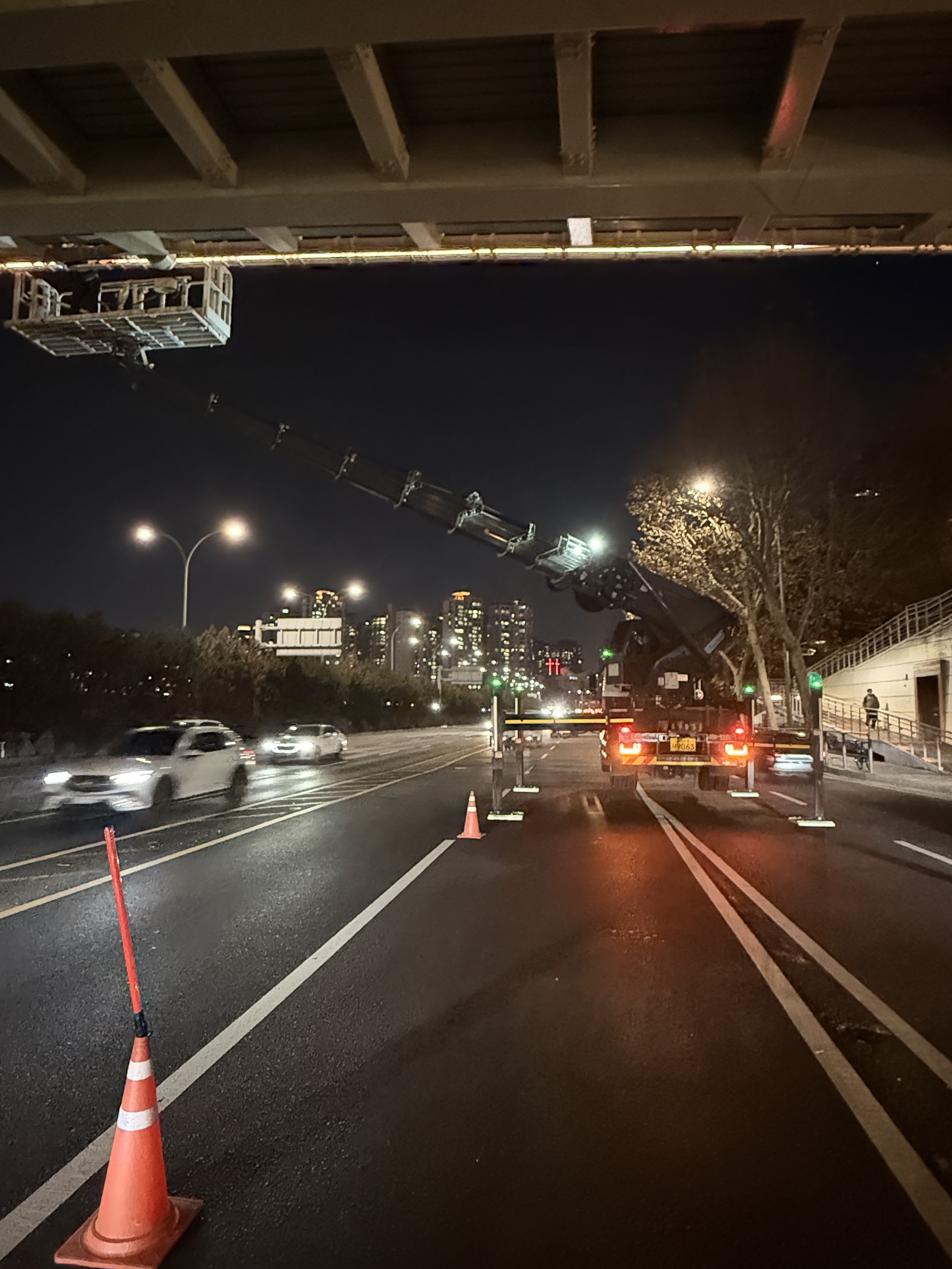 5톤 야간 경관조명 설치